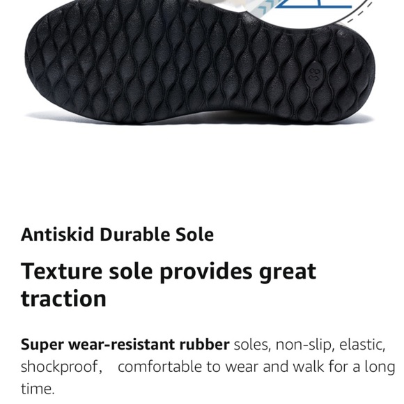 GO Comfy Memory Foam Slipper Plush Fleece Lined Shoe Size 43 EU Beige Black NEW - Picture 14 of 14